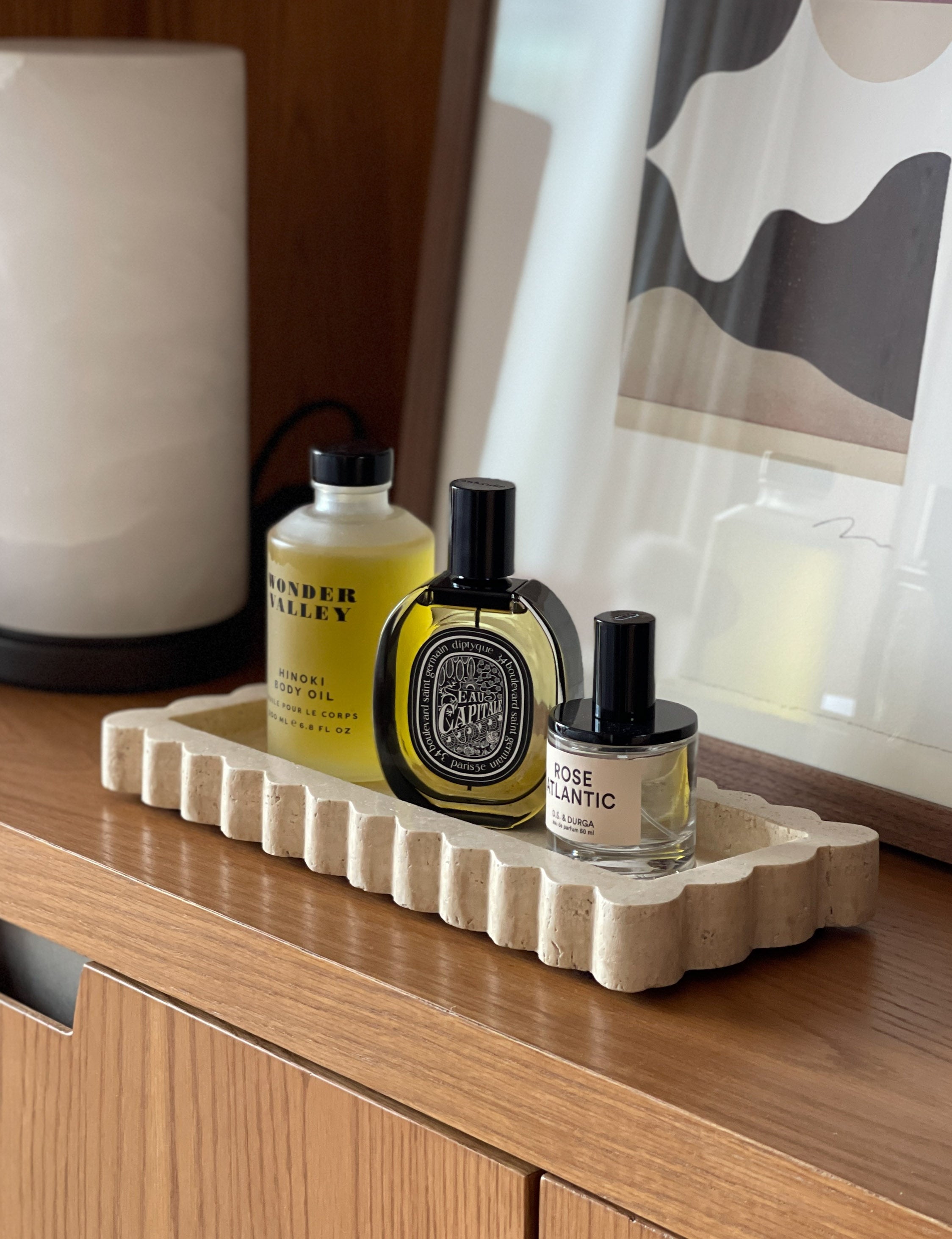 Decorative trays and boxes styled for everyday interiors