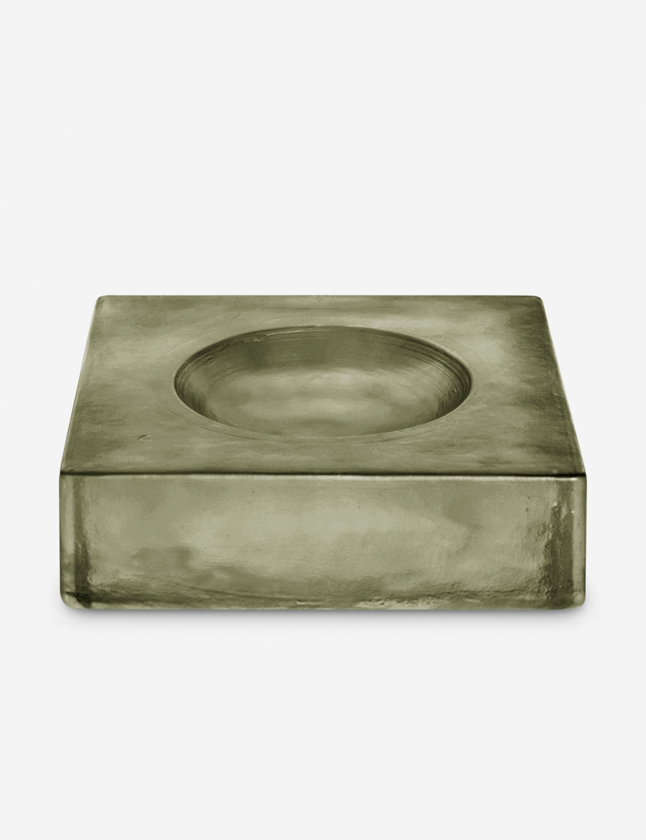Modern Vintage Glass Catchall - Amber