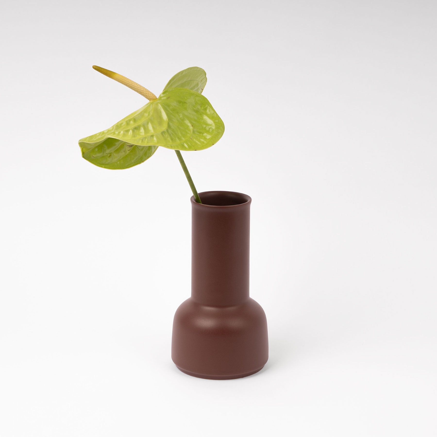 Tawny Sculptural Carafe - Tall-Neck Ceramic Pitcher - Image 3