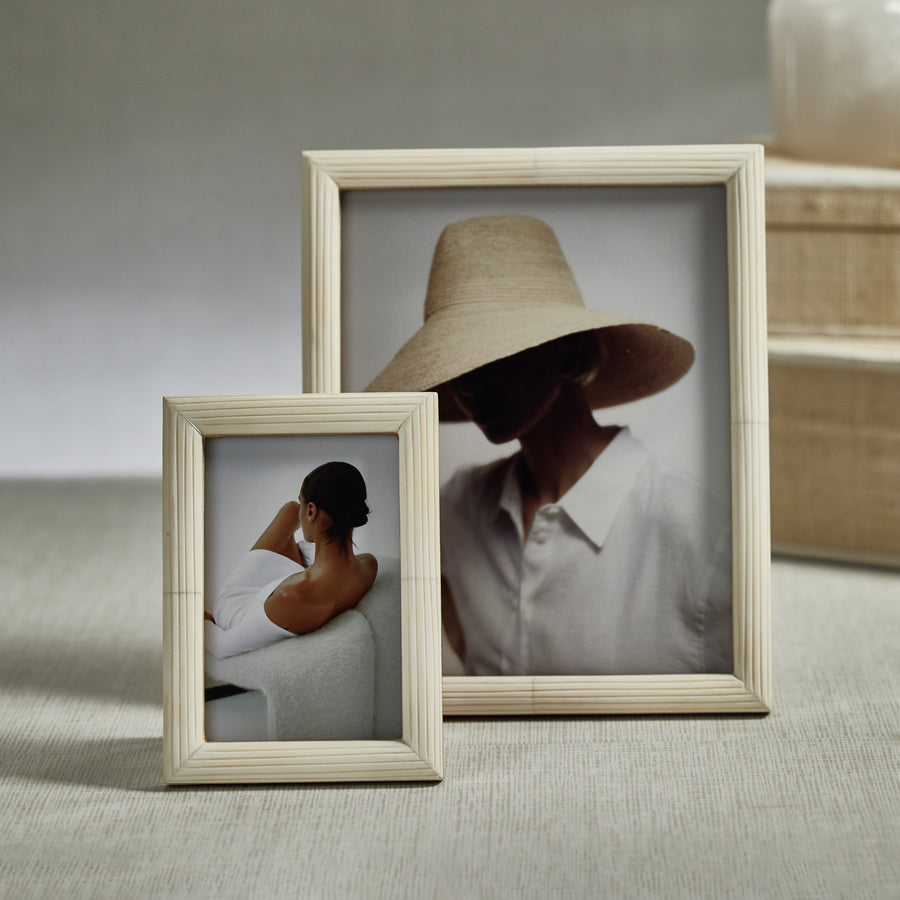 Etched White Bone Photo Frame - Image 2