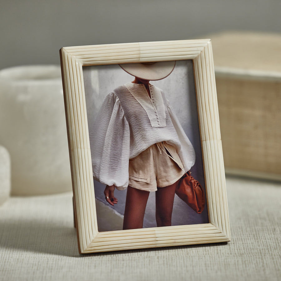 Etched White Bone Photo Frame - Image 3